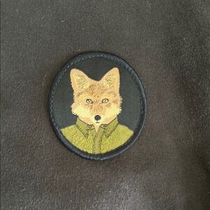 Navy Hoodie with Fox Patch